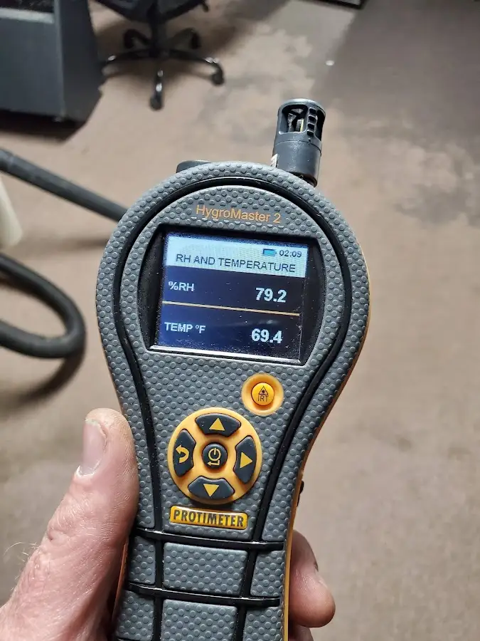 Moisture meter humidity assessment for Fire & Smoke Damage Restoration in La Puente